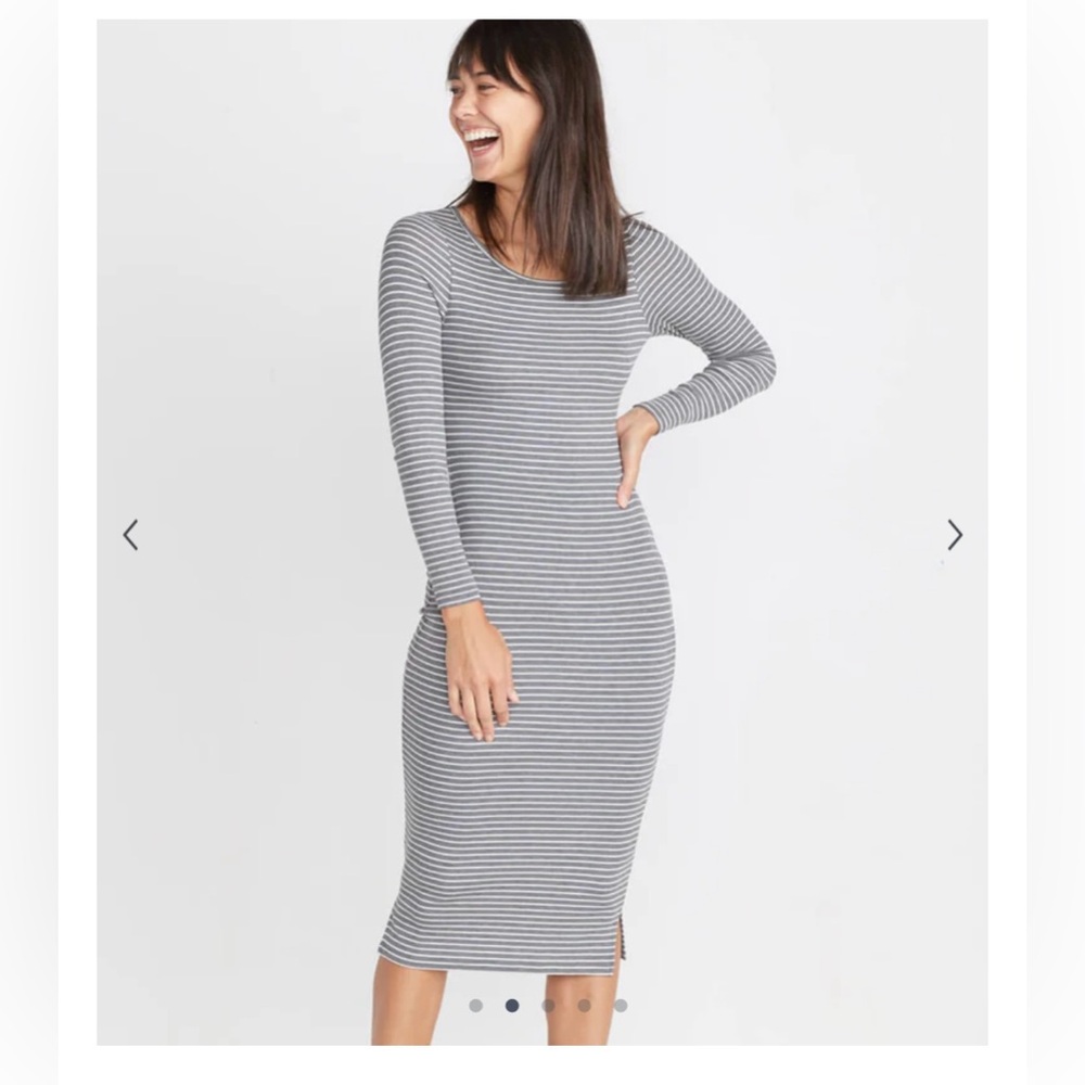 Marine Layer - Lexi midi long sleeve dress - Medium